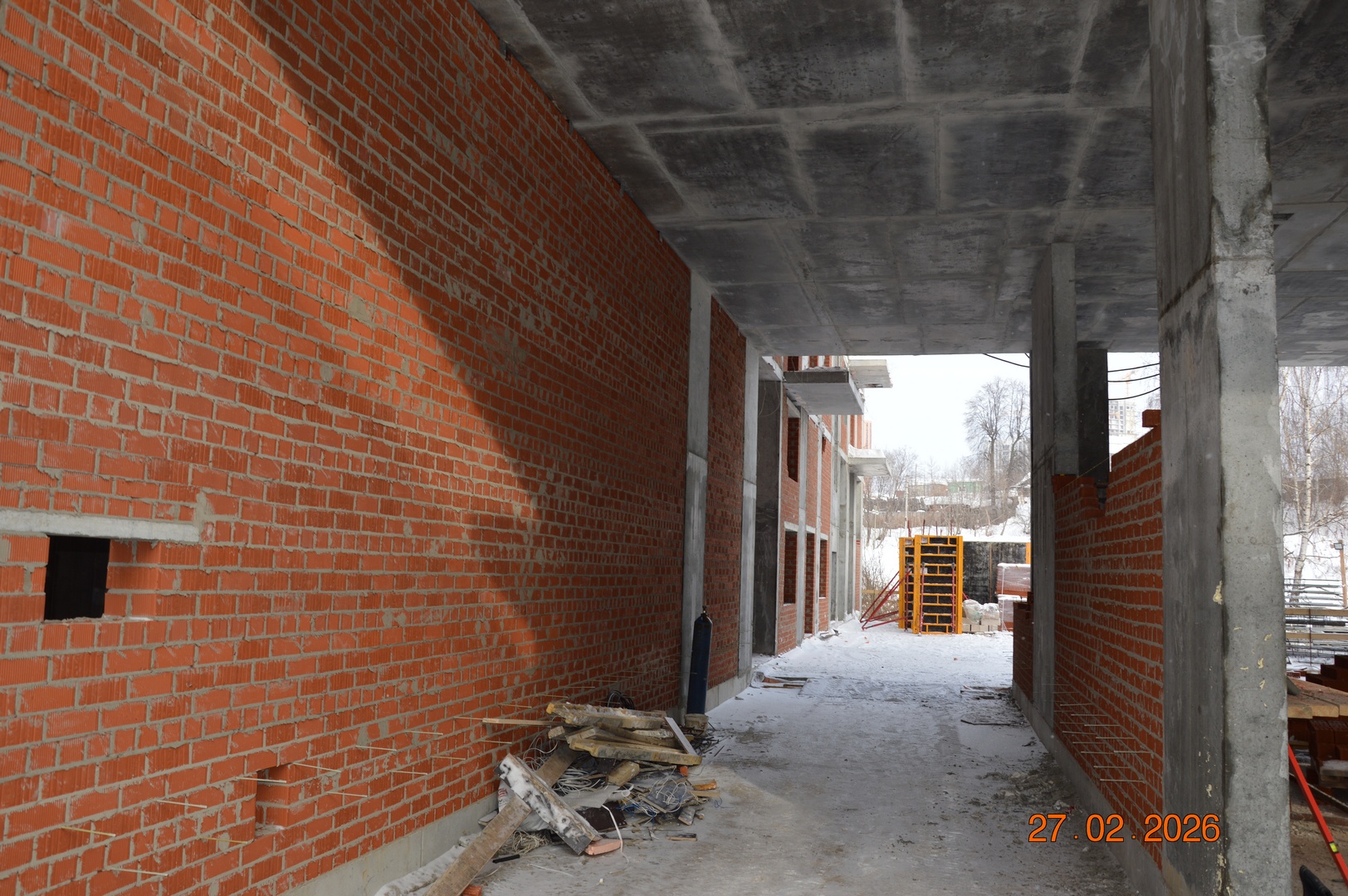 Строительство жилого дома по ул. Подгорная, 61